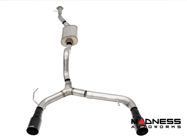 Ford Bronco Performance Exhaust System - 2.3L - Cat Back - Dual Exit - Corsa Performance - 4" - Black Tips - 4 Door